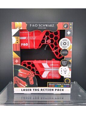 FAO Schwarz Laser Tag Action Pack 2-Player Infrared Blasters